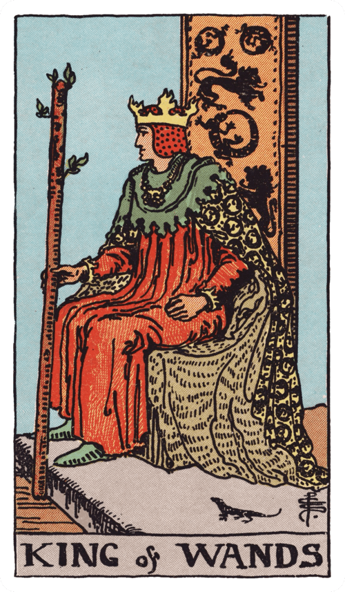 King of Wands tarot card