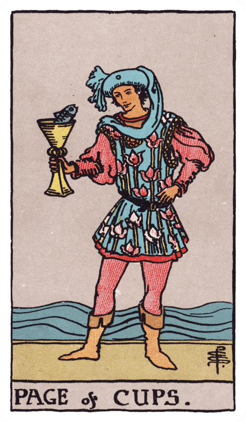 Page of Cups tarot card