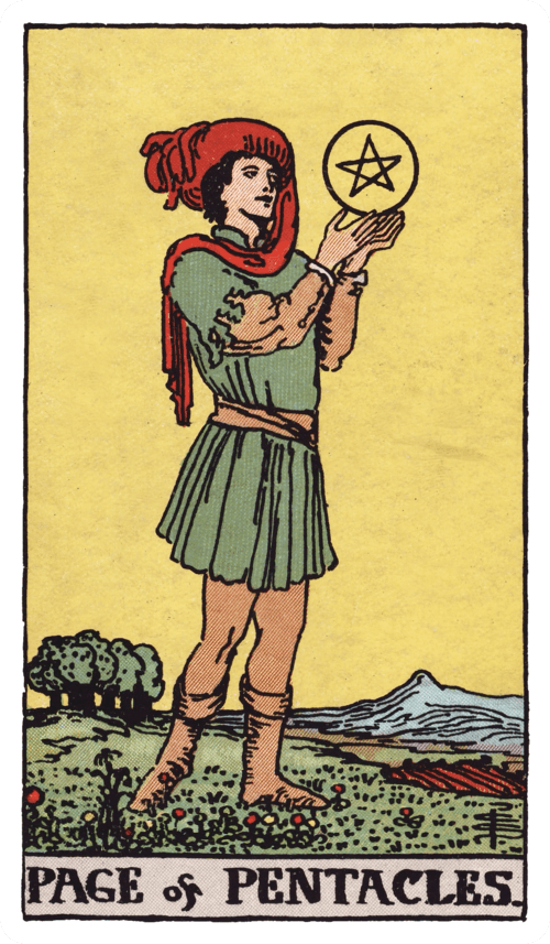 Page of Pentacles tarot card