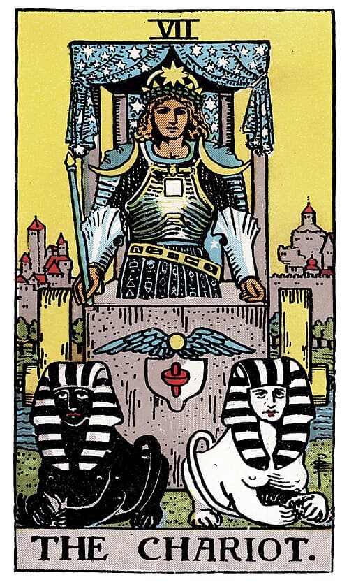 The Chariot tarot card