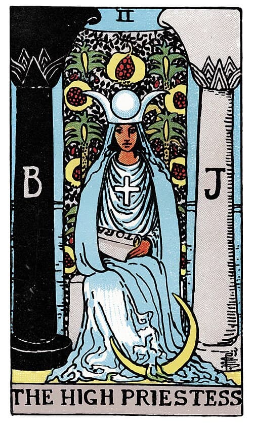 The High Priestess tarot card