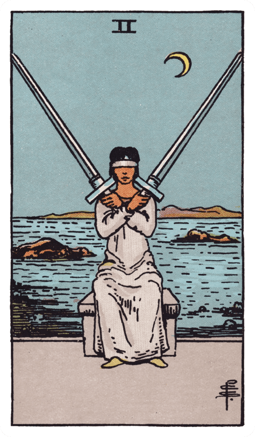 Two of Swords tarot card
