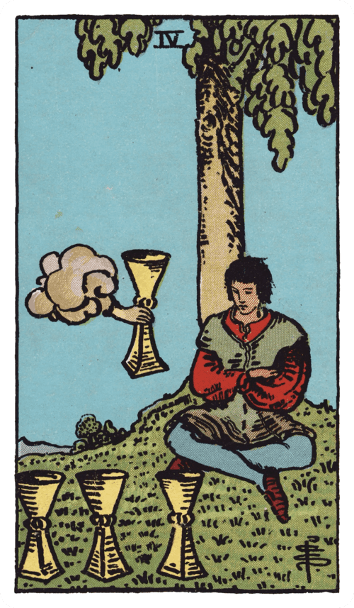 Four of Cups tarot card