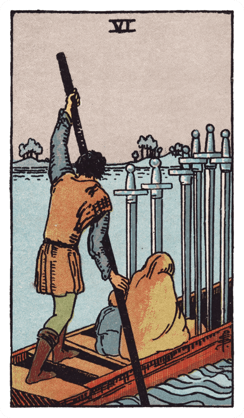 Six of Swords tarot card
