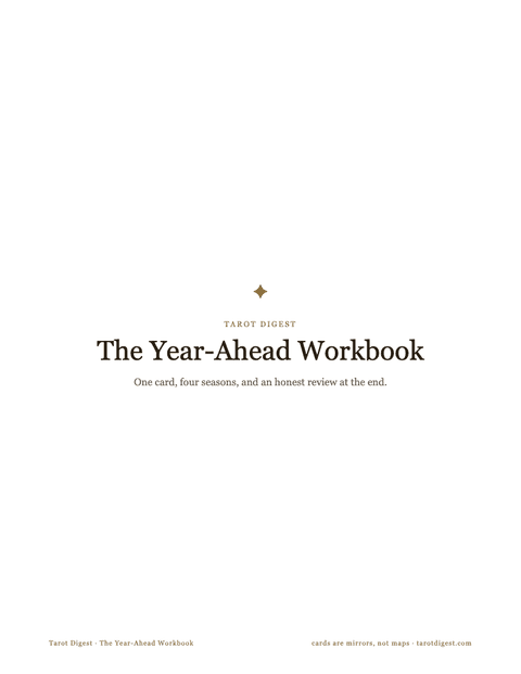 First page of The Year-Ahead Workbook